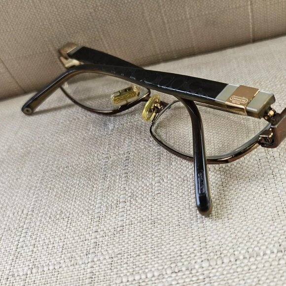 Coach New York Women Glasses Frame Bronze Tone Eyeglasses 52[]16 135 - Picture 4 of 11